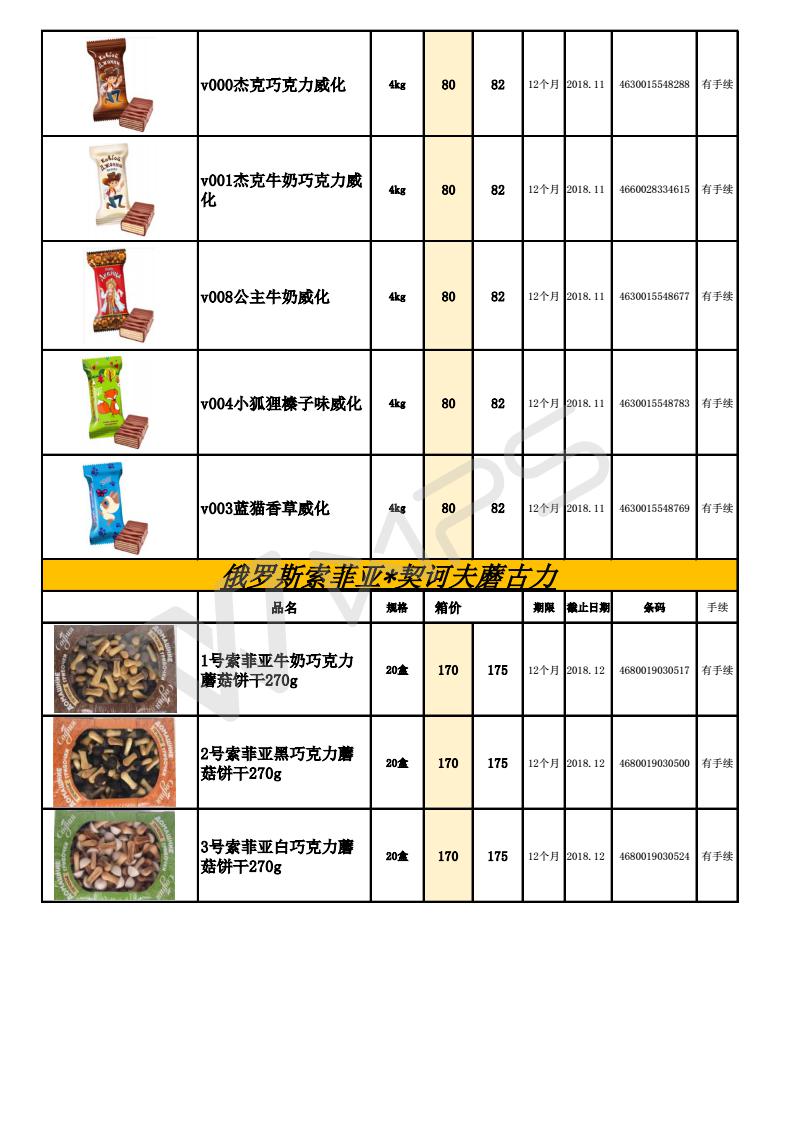 参考报价单